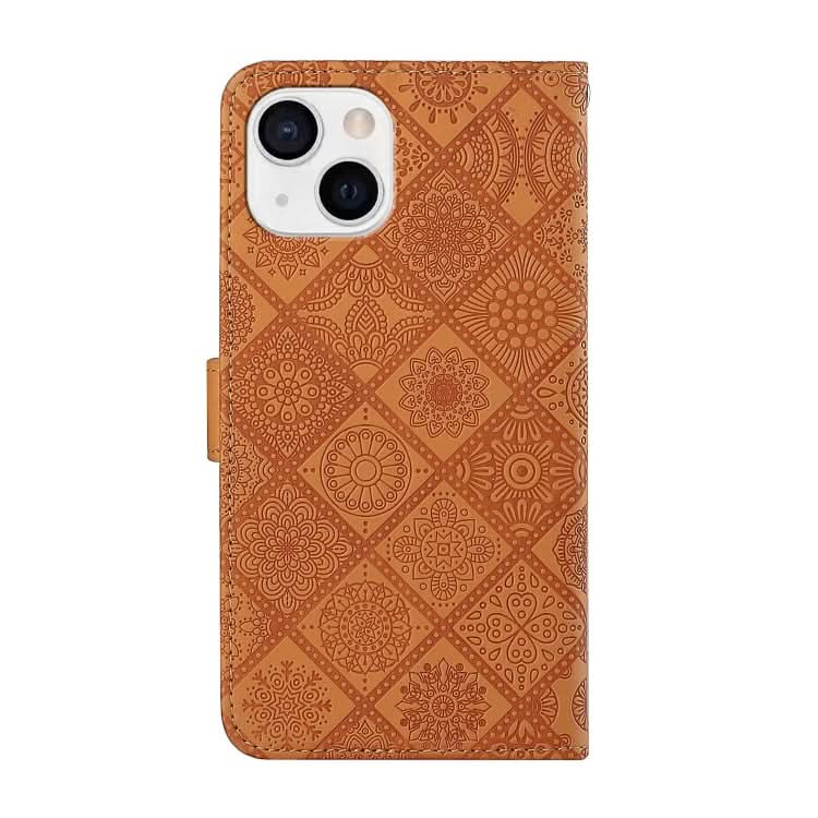 Ethnic Style Embossed Pattern Leather Phone Case, Series 2