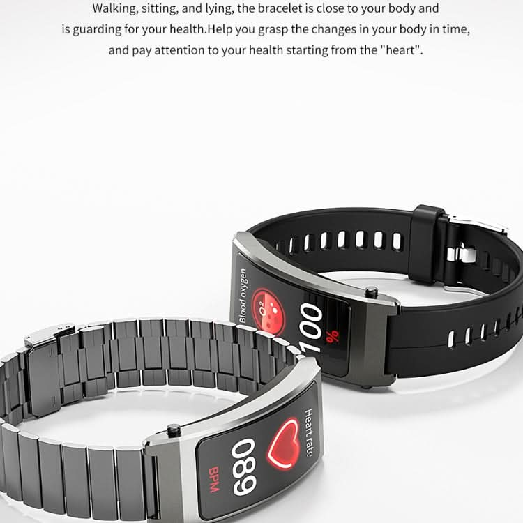 K13S 1.14 inch TFT Screen Leather Strap Smart Calling Bracelet Supports Sleep Management/Blood Oxygen Monitoring