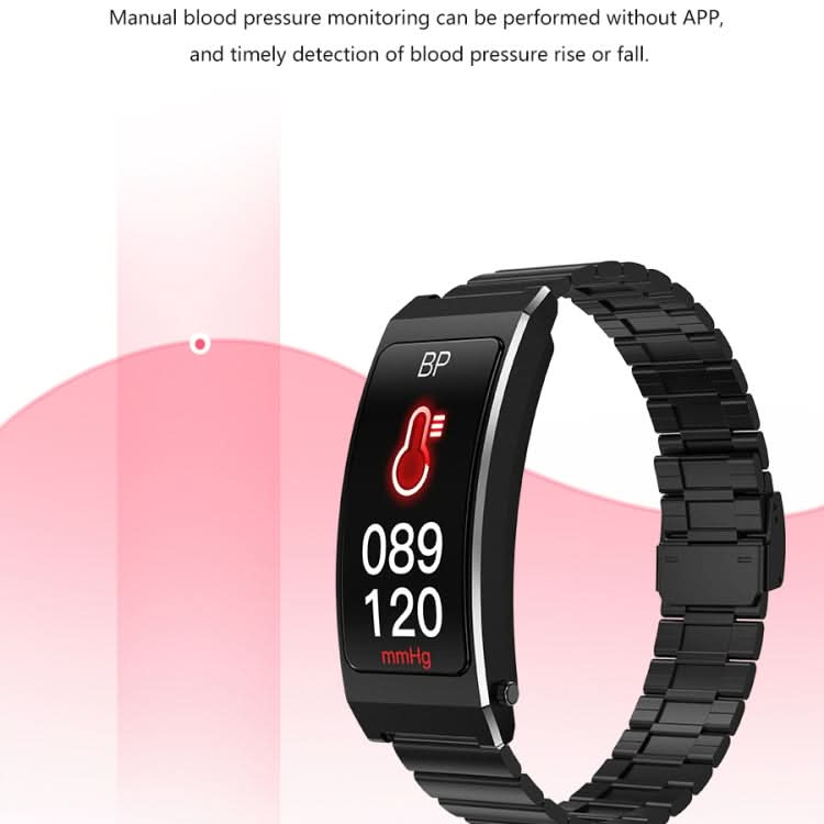 K13S 1.14 inch TFT Screen Leather Strap Smart Calling Bracelet Supports Sleep Management/Blood Oxygen Monitoring