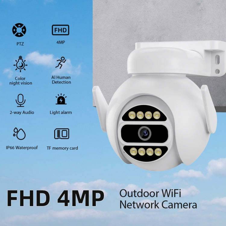 A8-C2 2MP Smart WiFi Surveillance IP Camera, Dual-light Full Color Night Vision / Two Way Audio / TF Card-Reluova