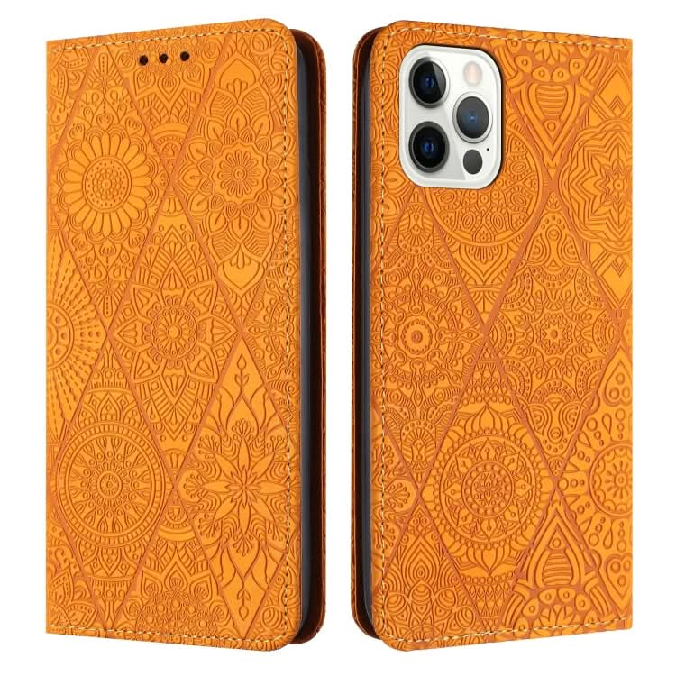 Ethnic Embossed Adsorption Leather Phone Case, Series 1