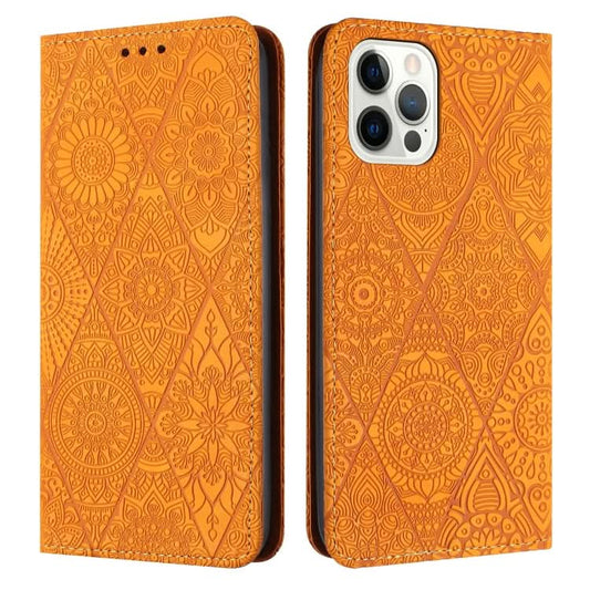 Ethnic Embossed Adsorption Leather Phone Case, Series 1