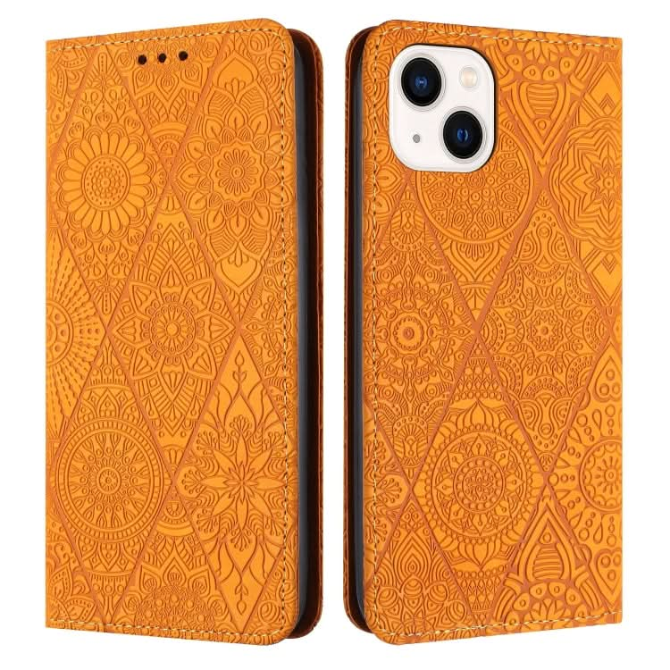 Ethnic Embossed Adsorption Leather Phone Case, Series 1