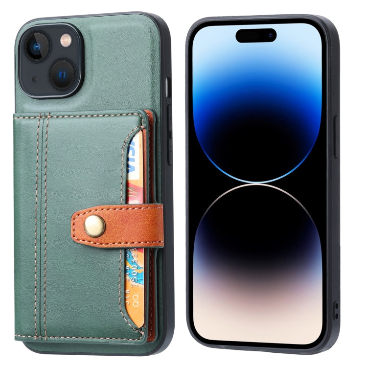 Calfskin Card Slot TPU Hybrid PU Phone Case