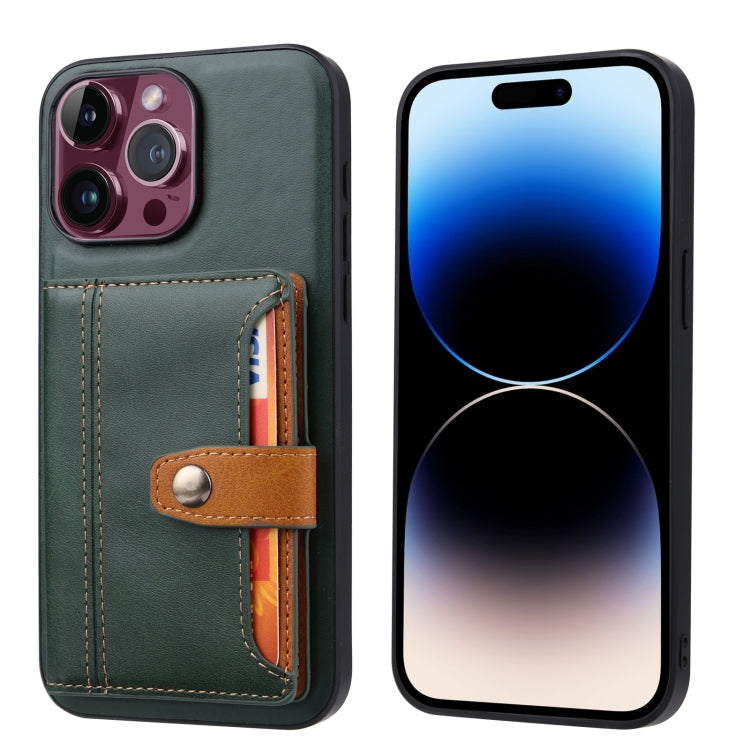 Calfskin Card Slot TPU Hybrid PU Phone Case