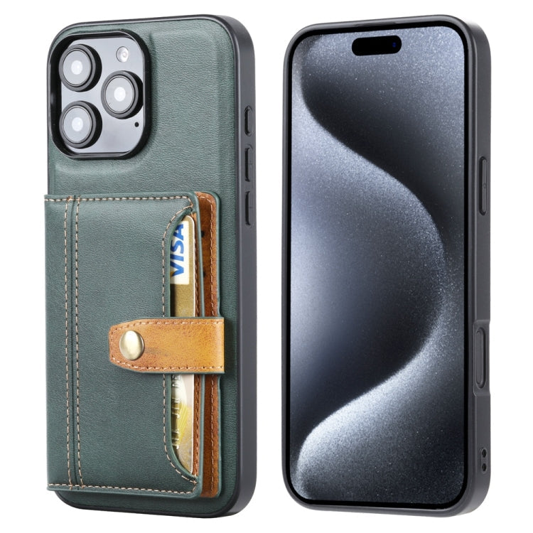 Calfskin Card Slot TPU Hybrid PU Phone Case