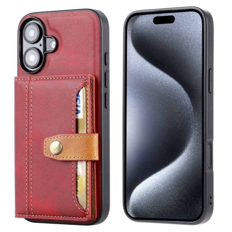 Calfskin Card Slot TPU Hybrid PU Phone Case