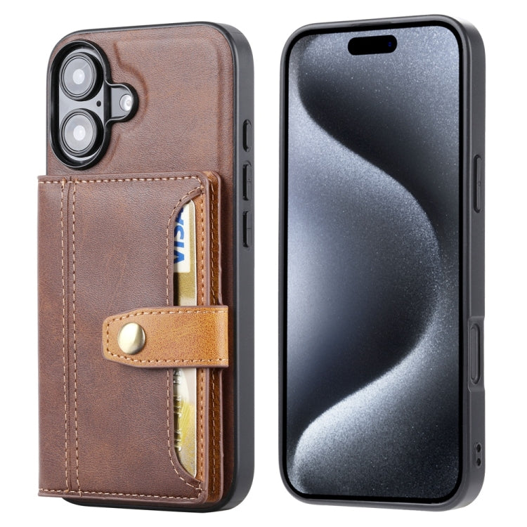 Calfskin Card Slot TPU Hybrid PU Phone Case