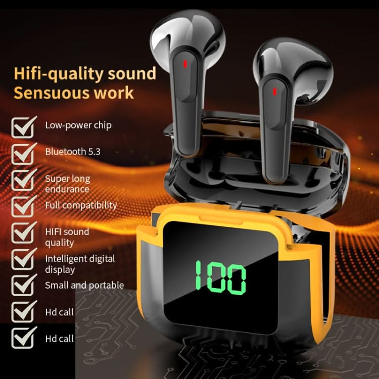 Pro 90 HIFI Level Intelligent Digital Display V5.3 Bluetooth Earphones