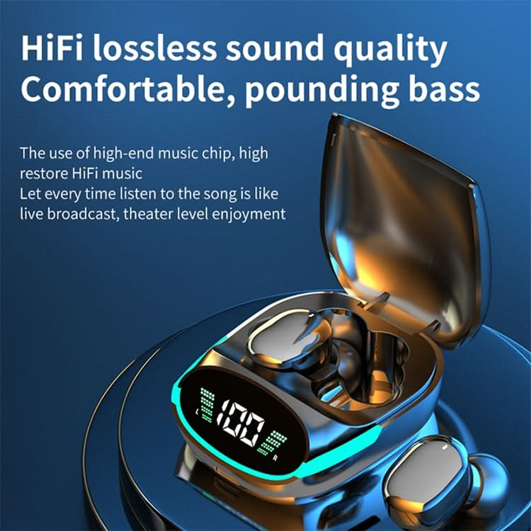 TG06 HIFI Level Intelligent Digital Display V5.1 Bluetooth Earphones