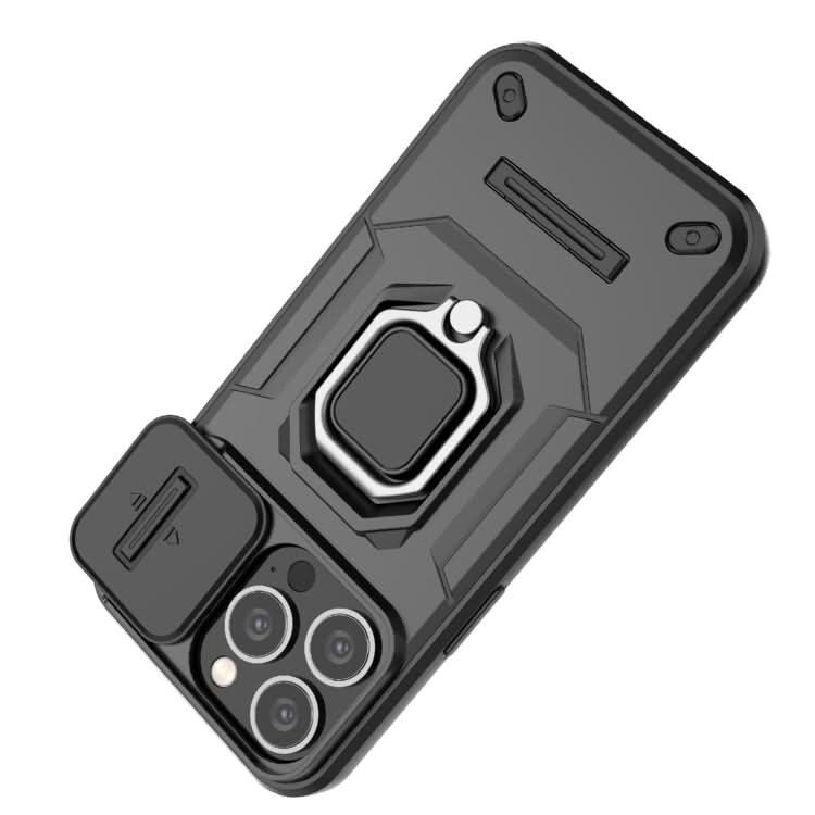 Sliding Camshield TPU + PC Shockproof Phone Case with Holder, Series 1