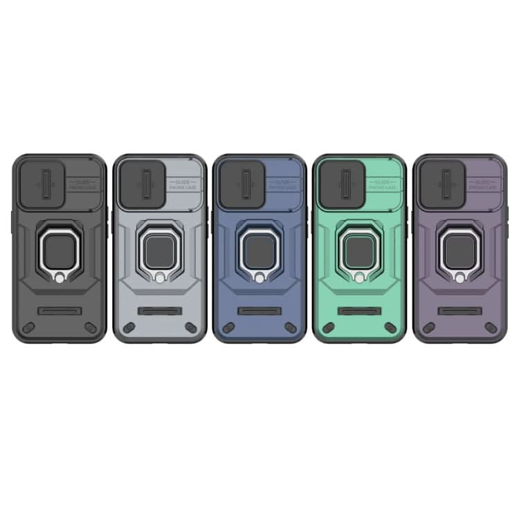 Sliding Camshield TPU + PC Shockproof Phone Case with Holder, Series 1