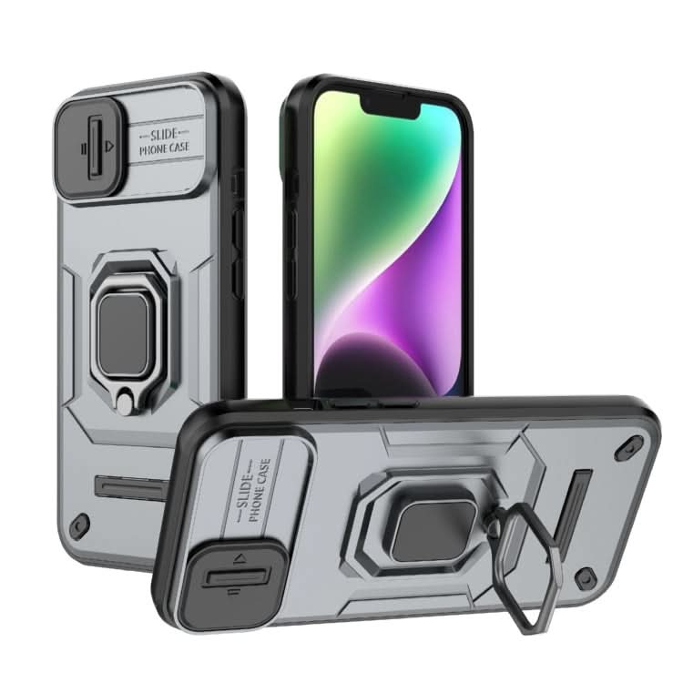 Sliding Camshield TPU + PC Shockproof Phone Case with Holder, Series 2