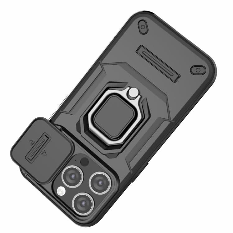 Sliding Camshield TPU + PC Shockproof Phone Case with Holder, Series 2