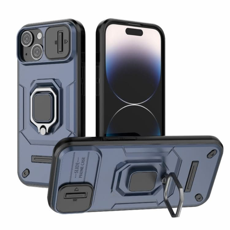 Sliding Camshield TPU + PC Shockproof Phone Case with Holder, Series 1