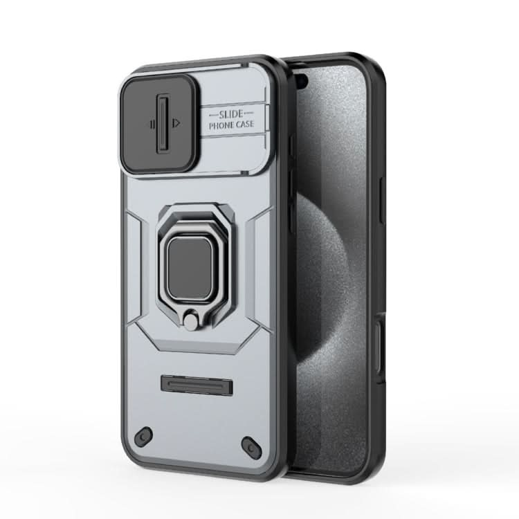 Sliding Camshield TPU + PC Shockproof Phone Case with Holder, Series 3