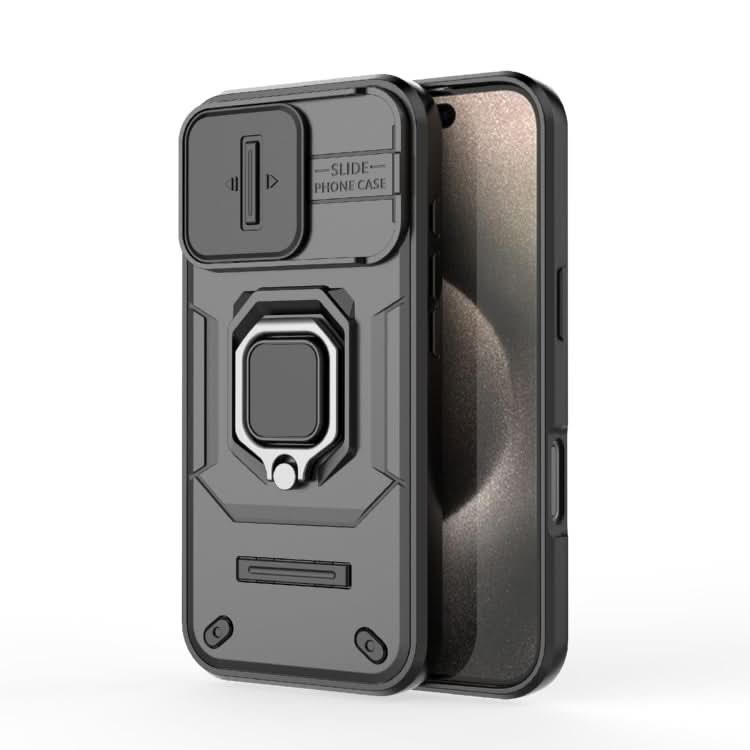 Sliding Camshield TPU + PC Shockproof Phone Case with Holder, Series 2