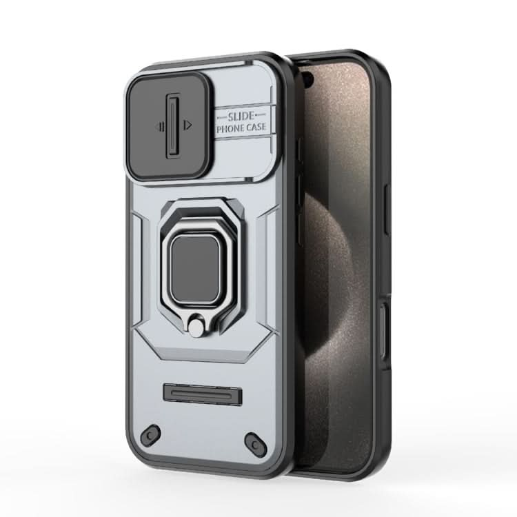 Sliding Camshield TPU + PC Shockproof Phone Case with Holder, Series 2