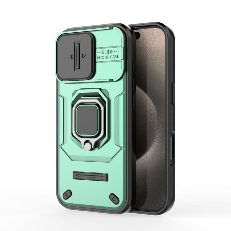 Sliding Camshield TPU + PC Shockproof Phone Case with Holder, Series 2