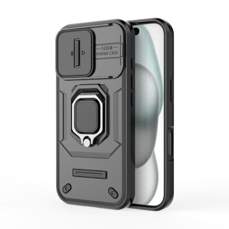 Sliding Camshield TPU + PC Shockproof Phone Case with Holder, Series 1