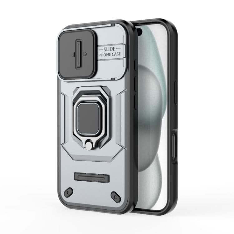 Sliding Camshield TPU + PC Shockproof Phone Case with Holder, Series 1