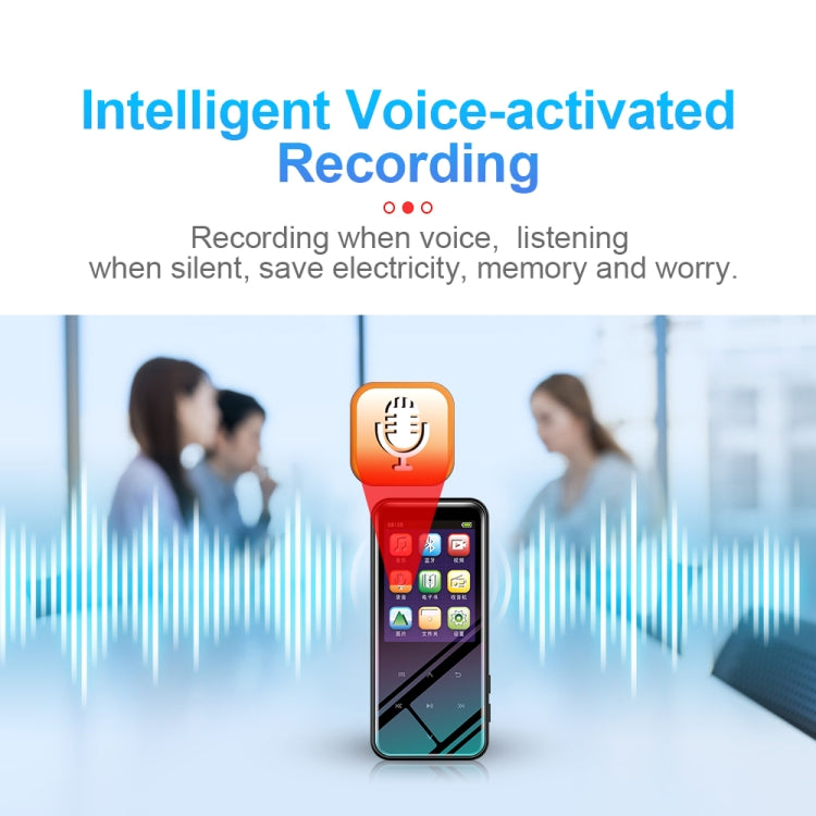 M15 Multi-function Smart Voice Recorder MP3 Hifi Sound Music Player Walkman, Bluetooth Version Reluova