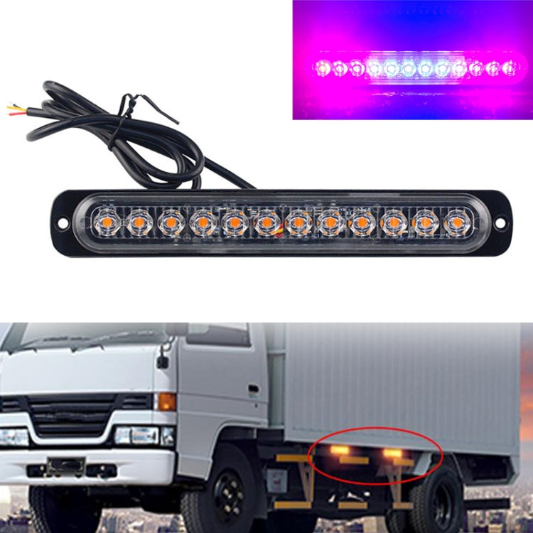 DC12V-24V / 36W Car Truck Emergency Strobe Flash Warning Light 12LEDs Long Ultra-thin Side Lights ÎҵÄÉ̵ê