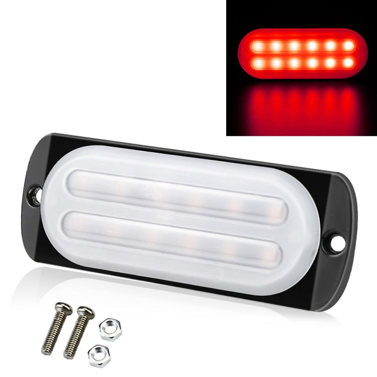 DC12V-24V / 36W Car Truck Emergency Strobe Flash Warning Light 12LEDs Ultra-thin Side Lights