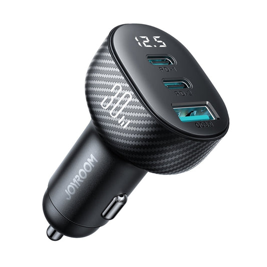 JOYROOM JR-CCD04 30W Dual PD + QC3.0 Ports Digital Display Car Charger ÎҵÄÉ̵ê