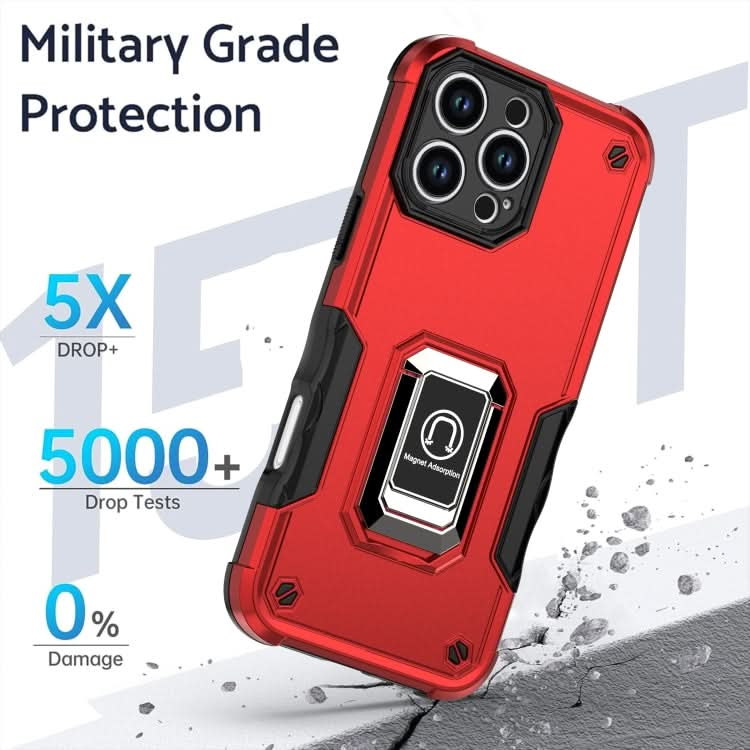 Ring Holder Non-slip Shockproof Armor Phone Case, Series 2