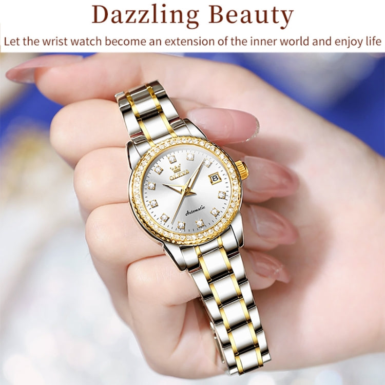 OLEVS 7003 Women Multifunctional Waterproof Mechanical Watch Reluova