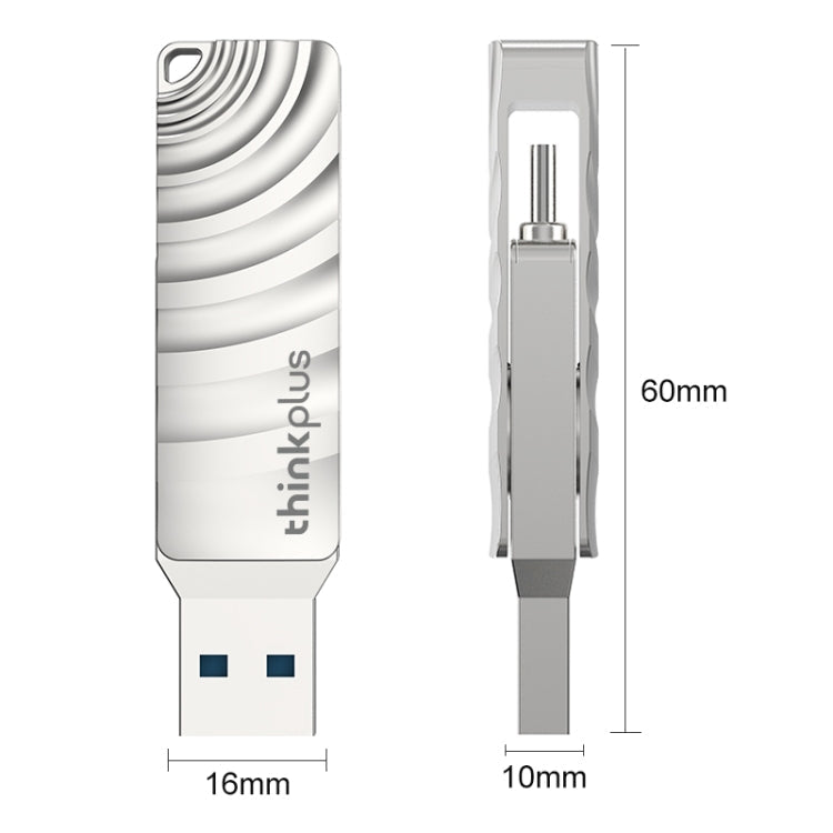 Lenovo Thinkplus MU232 USB 3.2 + USB-C / Type-C Dual Head Flash Drive My Store