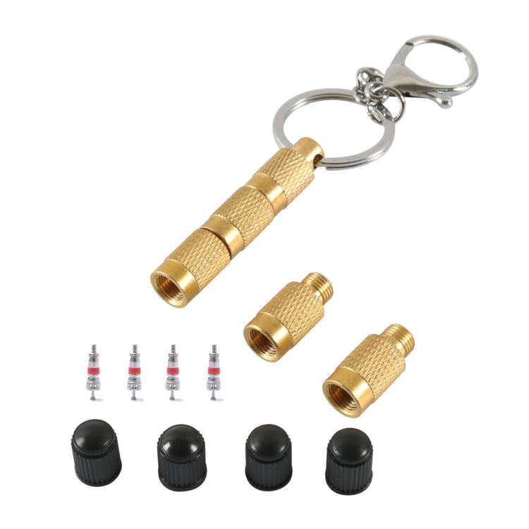 Offroad Vehicles 4 in 1 Brass Tire Deflation Tool Tire Exhaust Valve with Valve Core