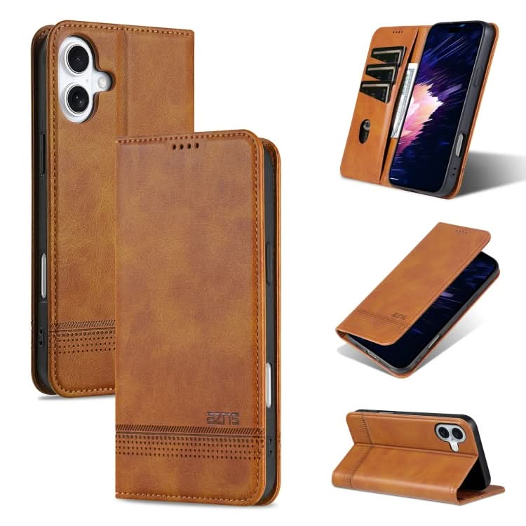 AZNS Magnetic Calf Texture Flip Leather Phone Case, Series 1