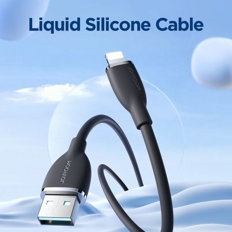 JOYROOM SA29-AL3 3A USB to 8 Pin Liquid Silicone Fast Charging Data Cable, Length: 1.2m