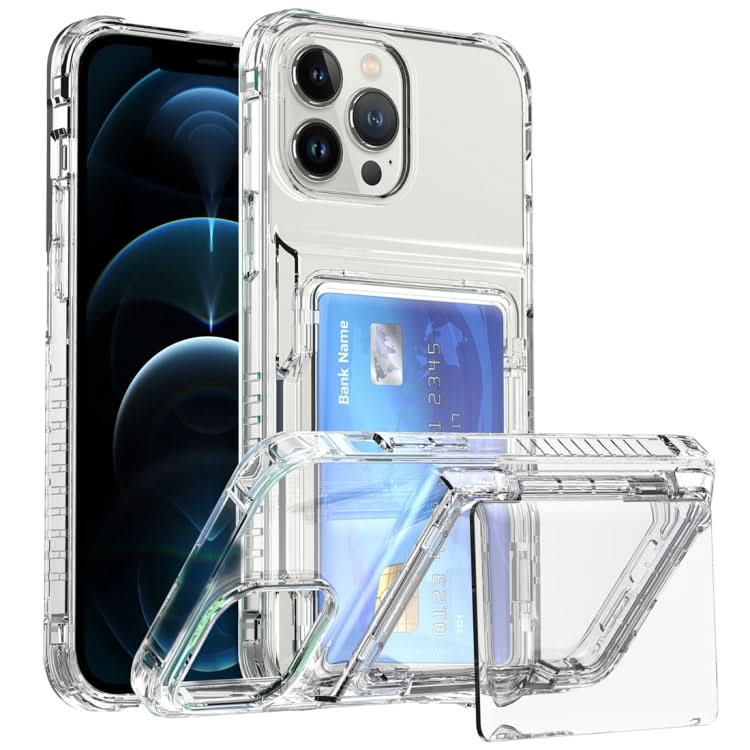 Crystal Clear Flip Card Slot Phone Case, Series 1