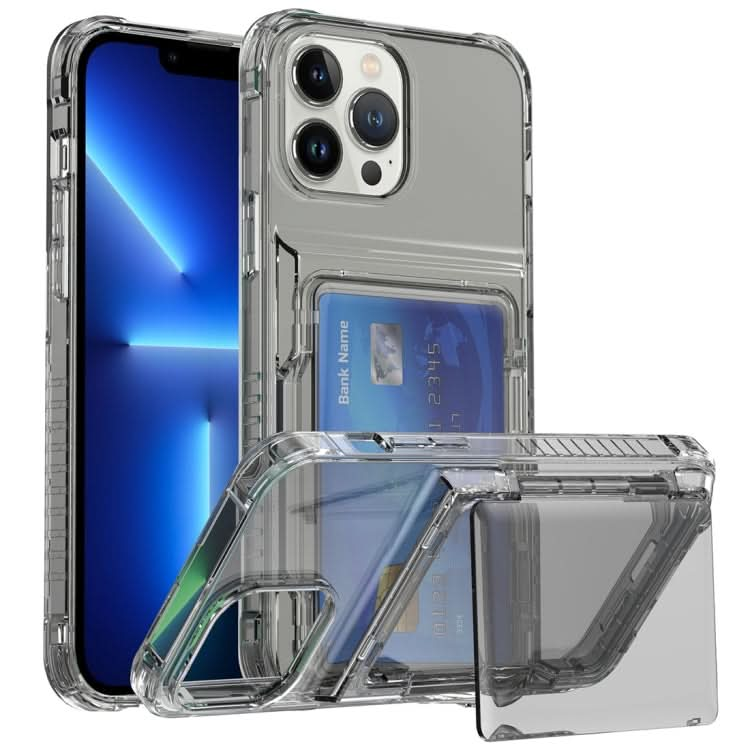 Crystal Clear Flip Card Slot Phone Case, Series 1