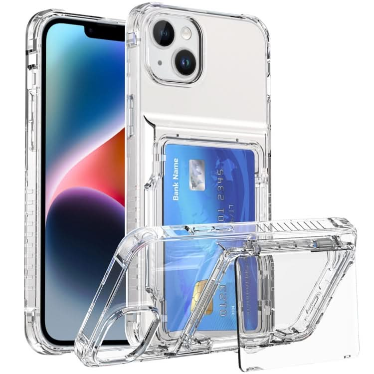 Crystal Clear Flip Card Slot Phone Case, Series 2