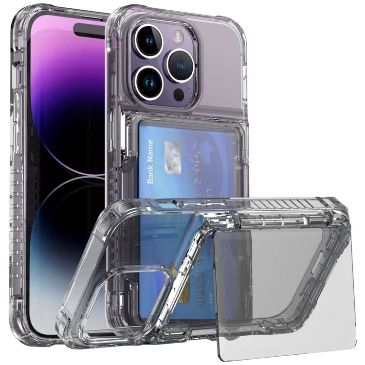 Crystal Clear Flip Card Slot Phone Case, Series 1