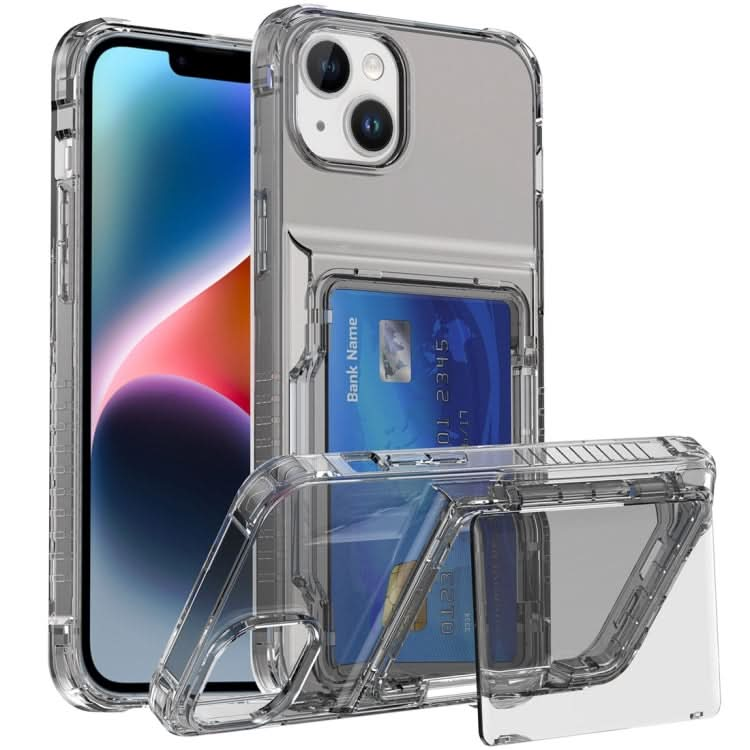 Crystal Clear Flip Card Slot Phone Case, Series 1