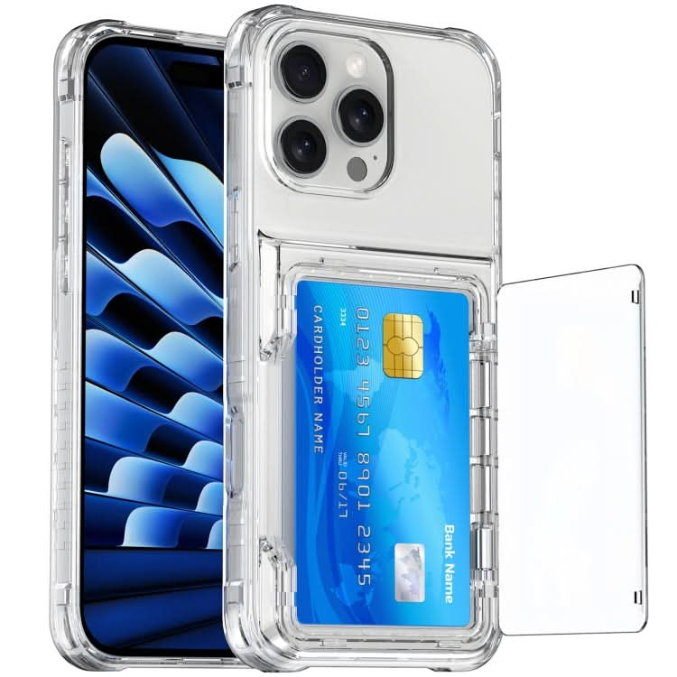 Crystal Clear Flip Card Slot Phone Case, Series 2