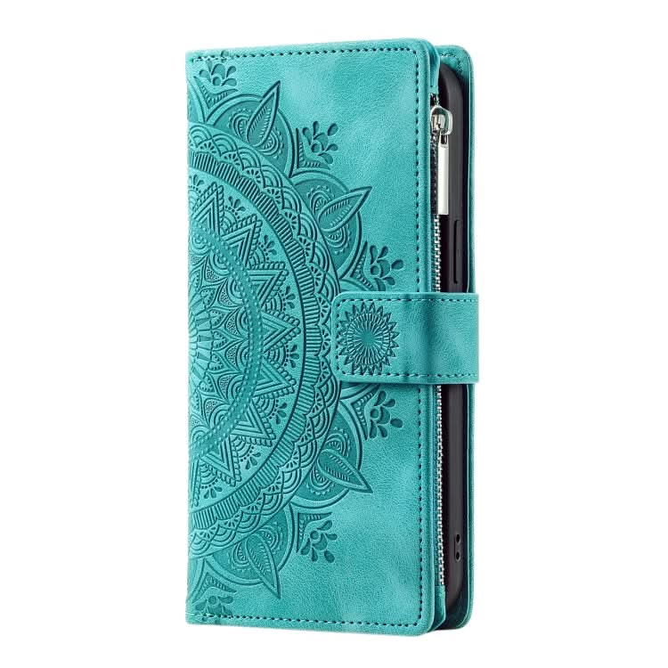 Multi-Card Totem Zipper Leather Phone Case, Series 3