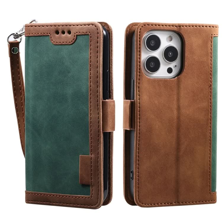 Retro Splicing Horizontal Flip Leather Phone Case, Series 2