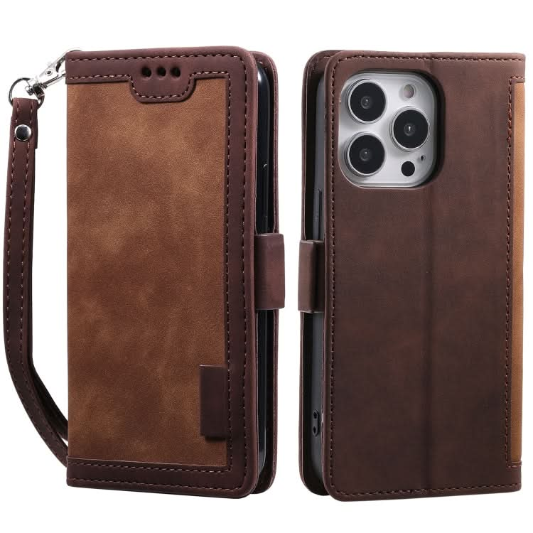 Retro Splicing Horizontal Flip Leather Phone Case, Series 2