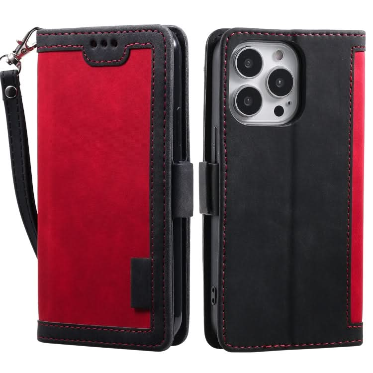 Retro Splicing Horizontal Flip Leather Phone Case, Series 2