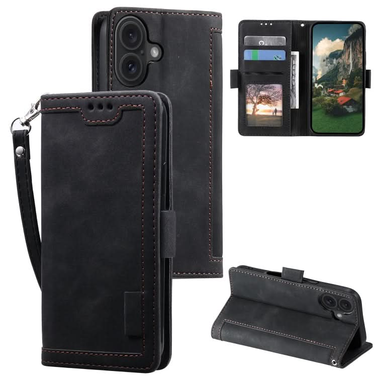 Retro Splicing Horizontal Flip Leather Phone Case, Series 1