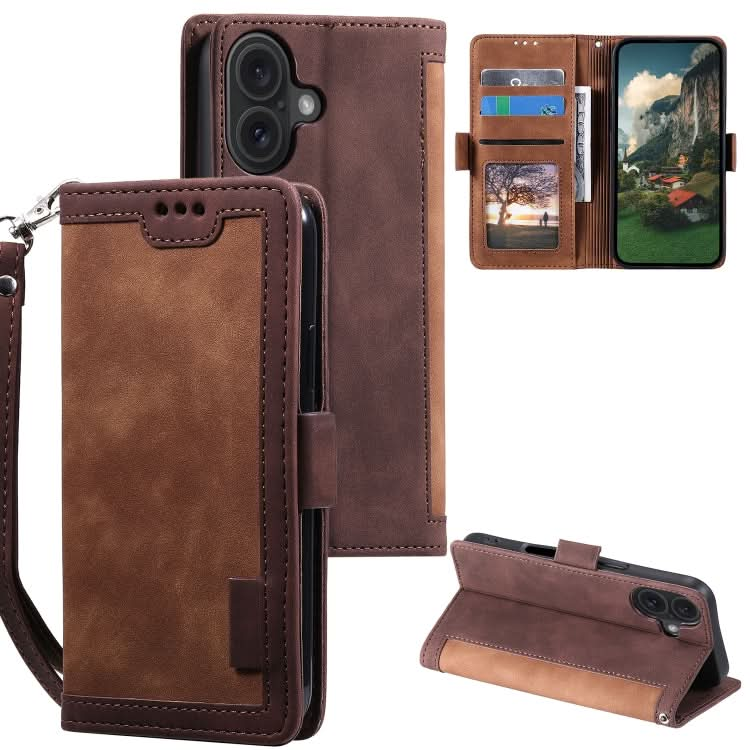 Retro Splicing Horizontal Flip Leather Phone Case, Series 1