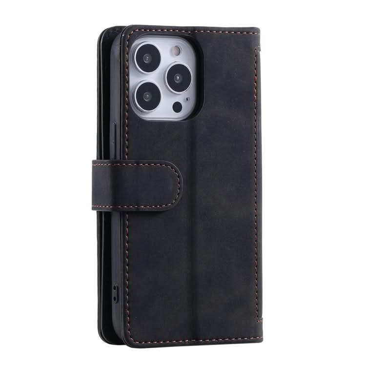 Nine Card Zipper Bag Leather Phone Case with Lanyard, Series 2