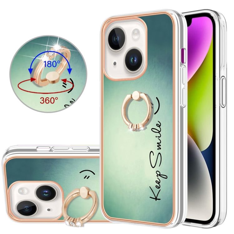 Electroplating Dual-side IMD Phone Case with Ring Holder, Series 5