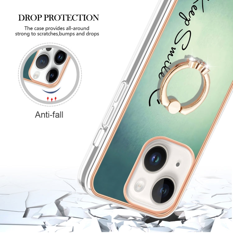 Electroplating Dual-side IMD Phone Case with Ring Holder, Series 5